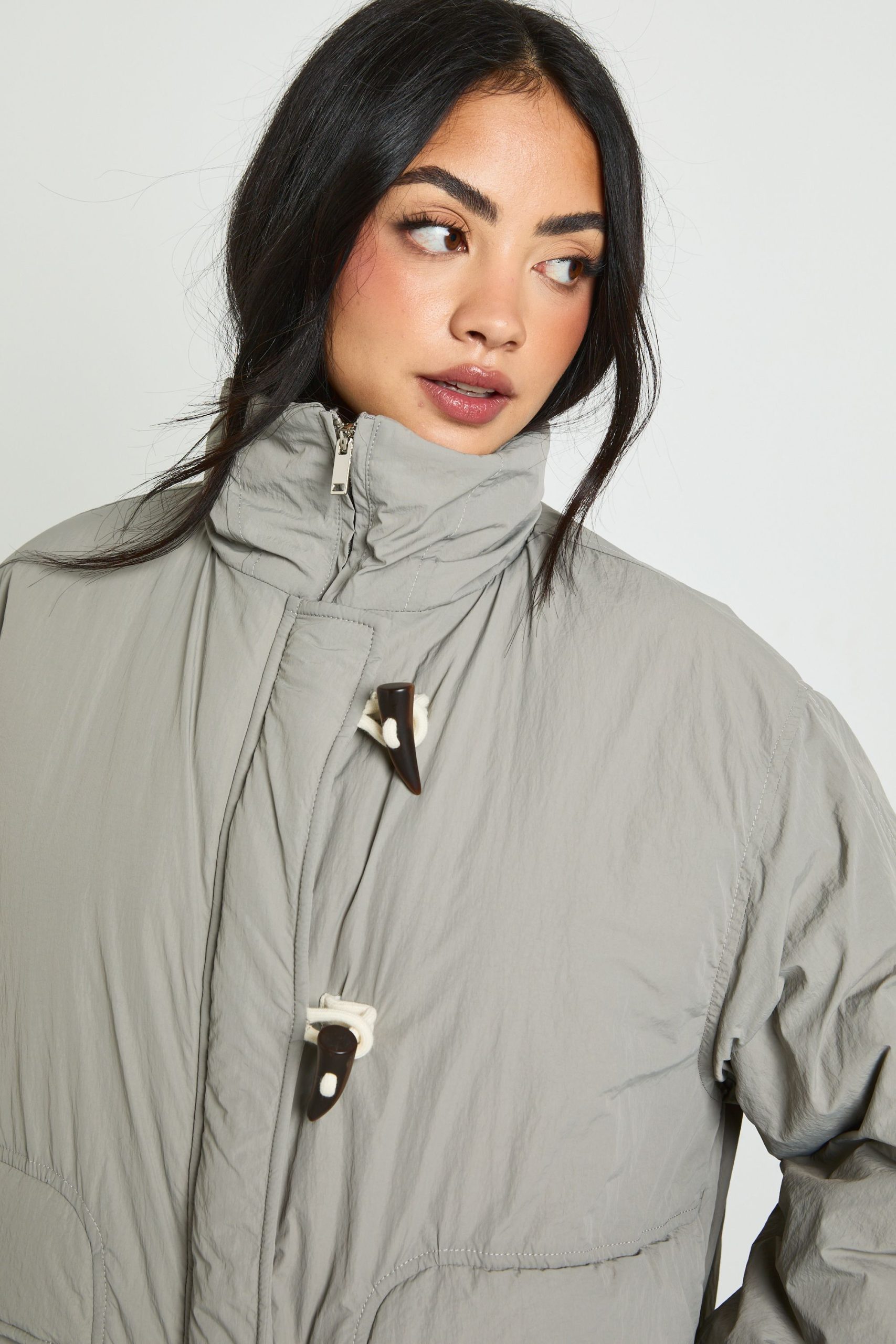Maxi Puffer with Toggles - Image 4