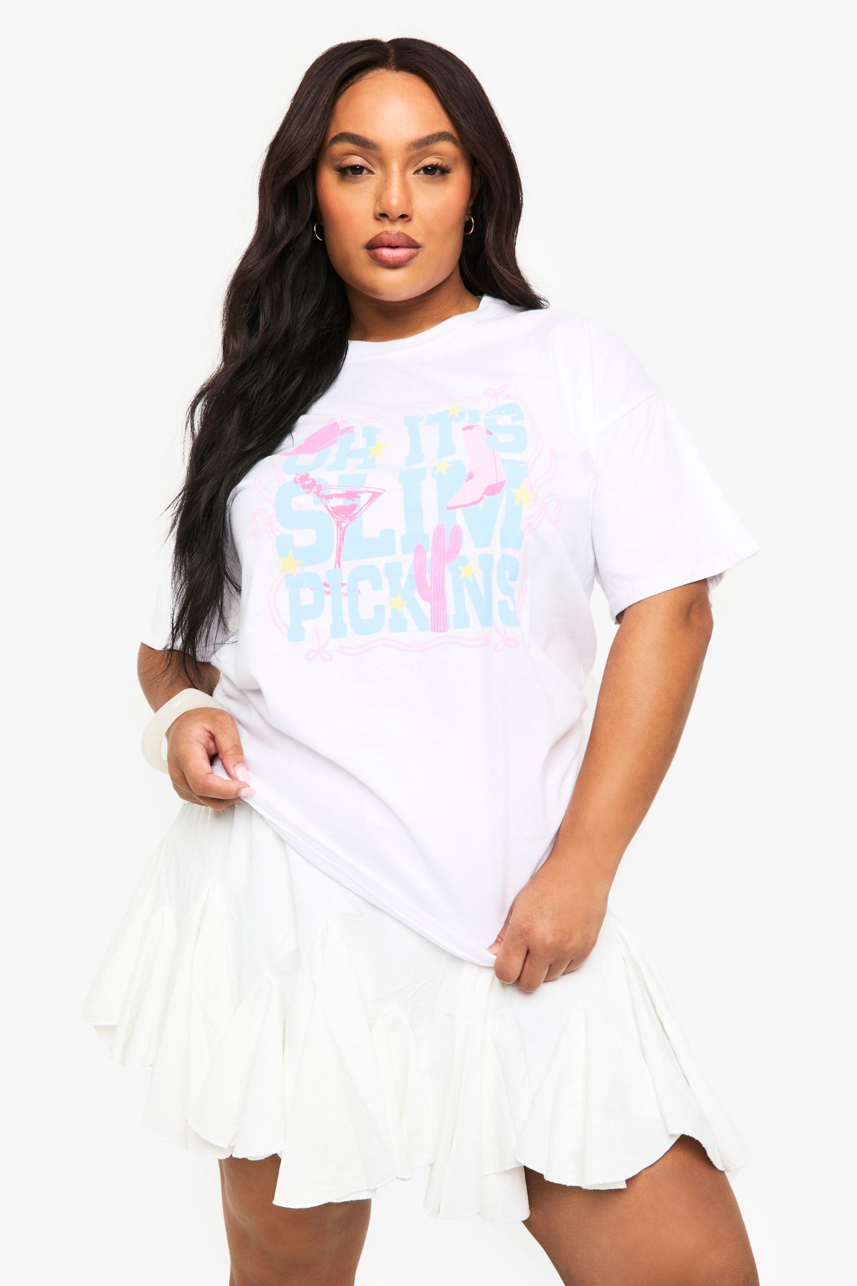 Plus Slim Pickins Oversized T-Shirt