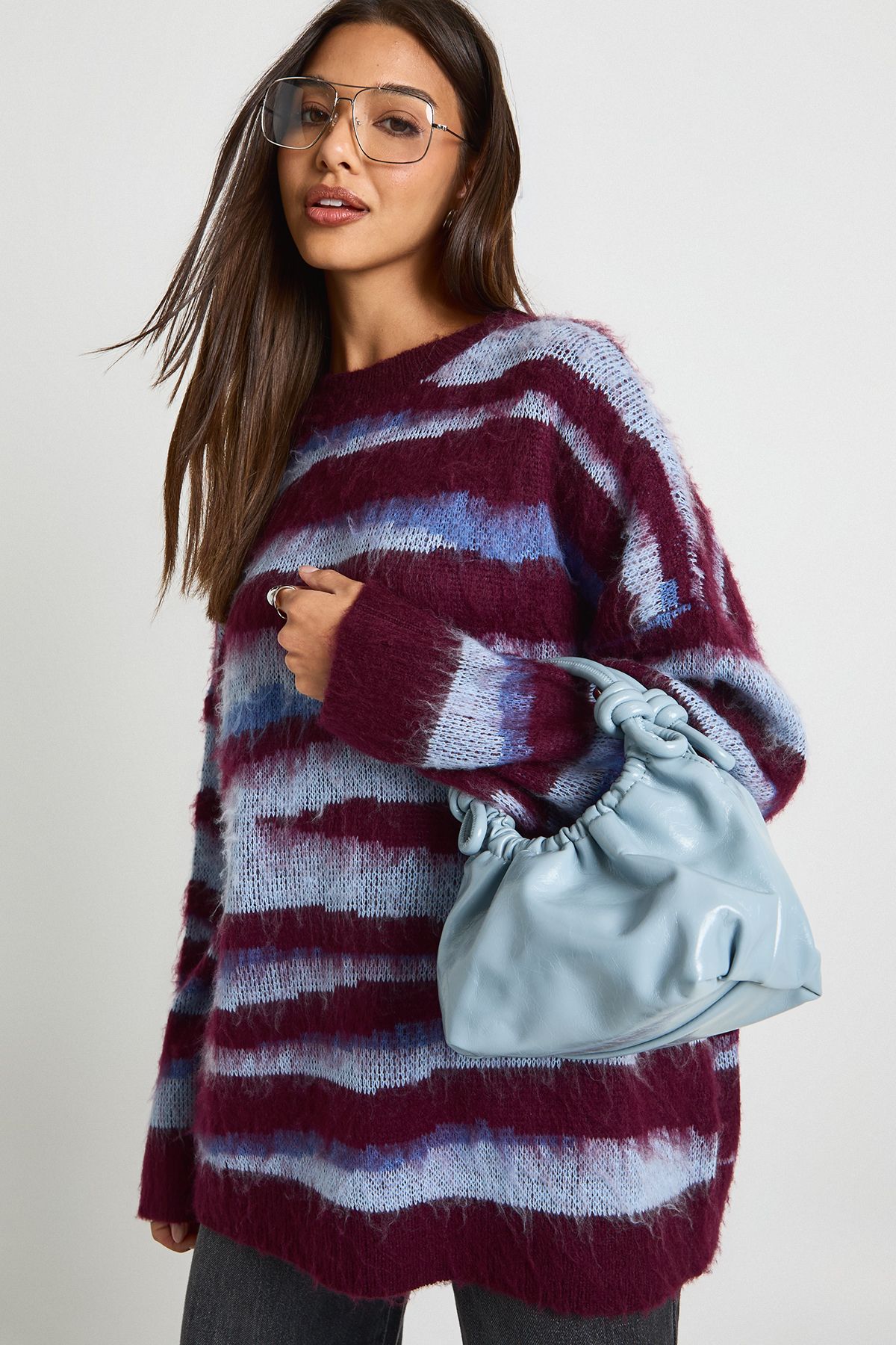 Double Knot Detail Slouchy Grab Bag