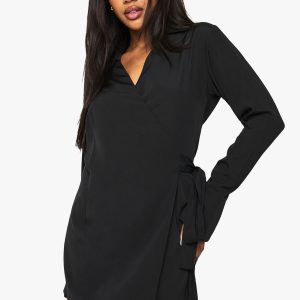 Wrap Shirt Dress