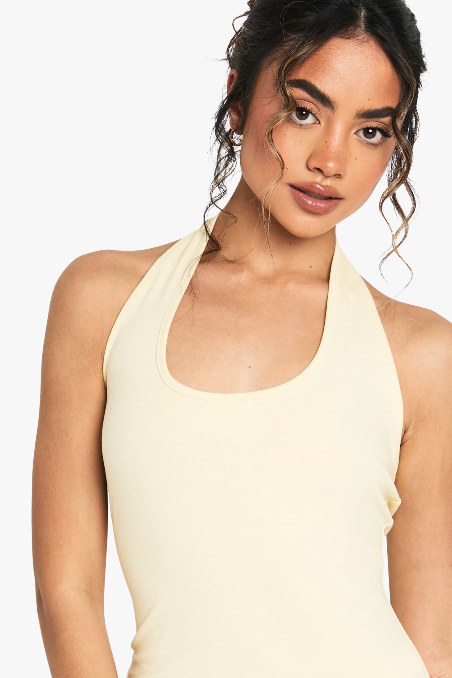 Halterneck Mini Dress - Image 4