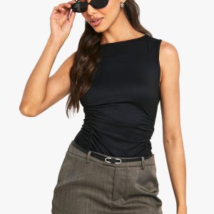 Supersoft Ruched Front Bodysuit