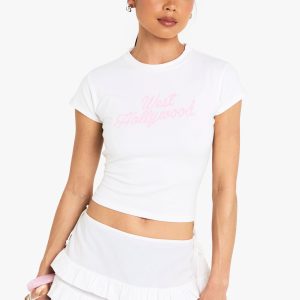 West Hollywood Rope Font Printed Baby T-shirt