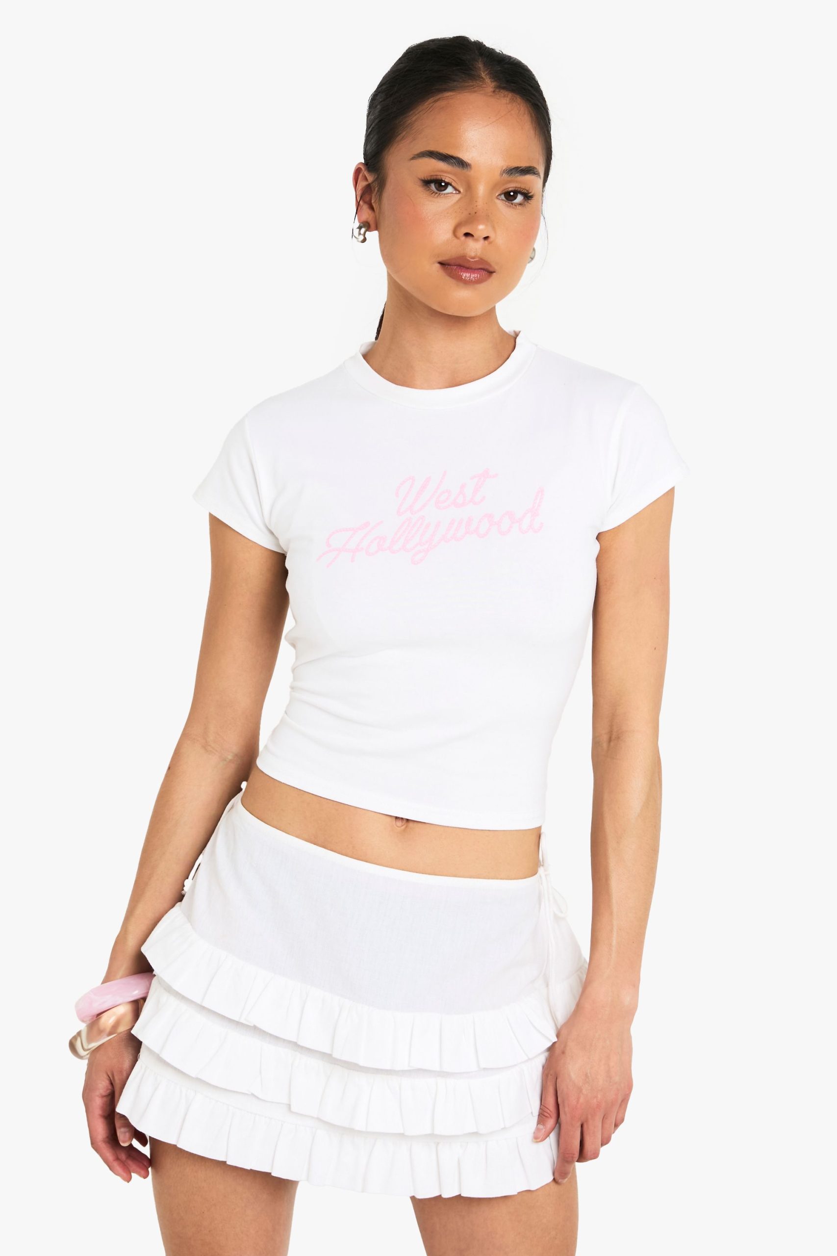 West Hollywood Rope Font Printed Baby T-shirt