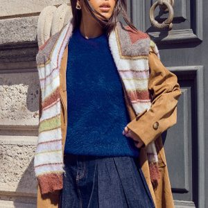 Fluffy Knit Oversized Knitted Top