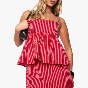 Stripe Mini Skirt