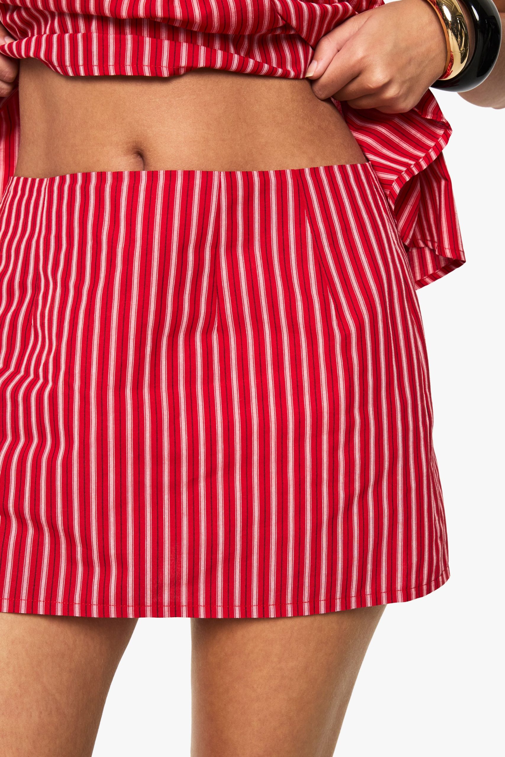 Stripe Mini Skirt - Image 4