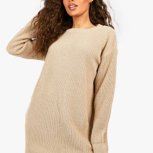 Crew Neck Jumper Dress