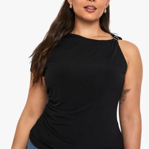 Plus Gold Trim Detail Top