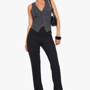 Ponte Split Hem Legging