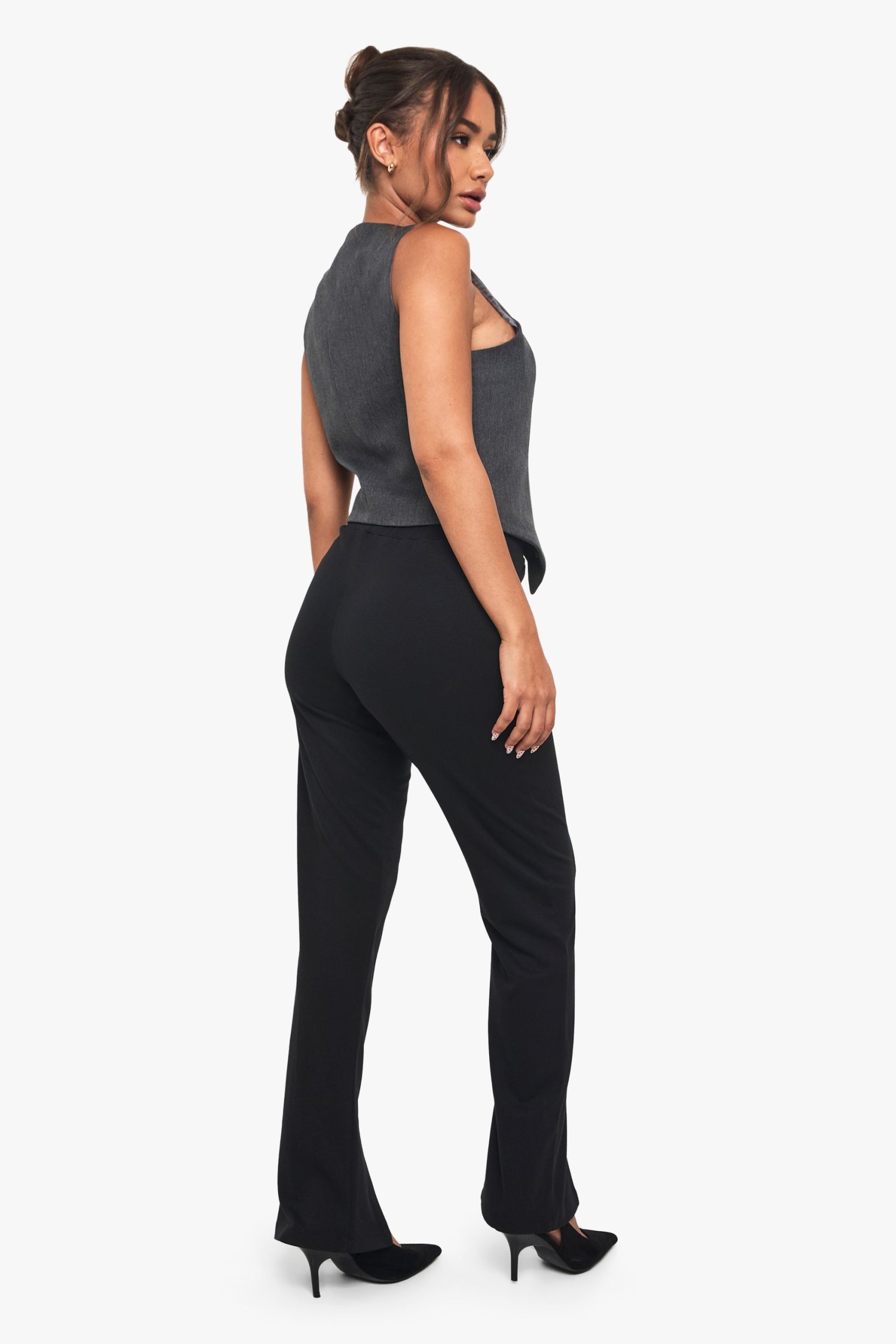 Ponte Split Hem Legging - Image 2