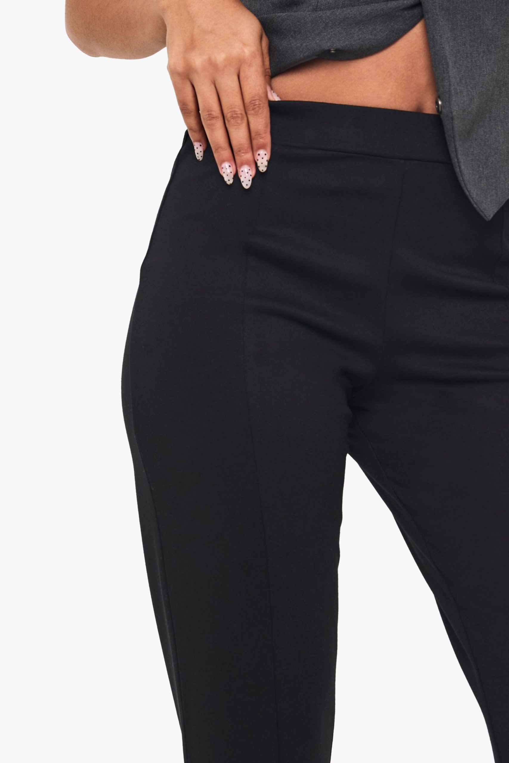 Ponte Split Hem Legging - Image 4