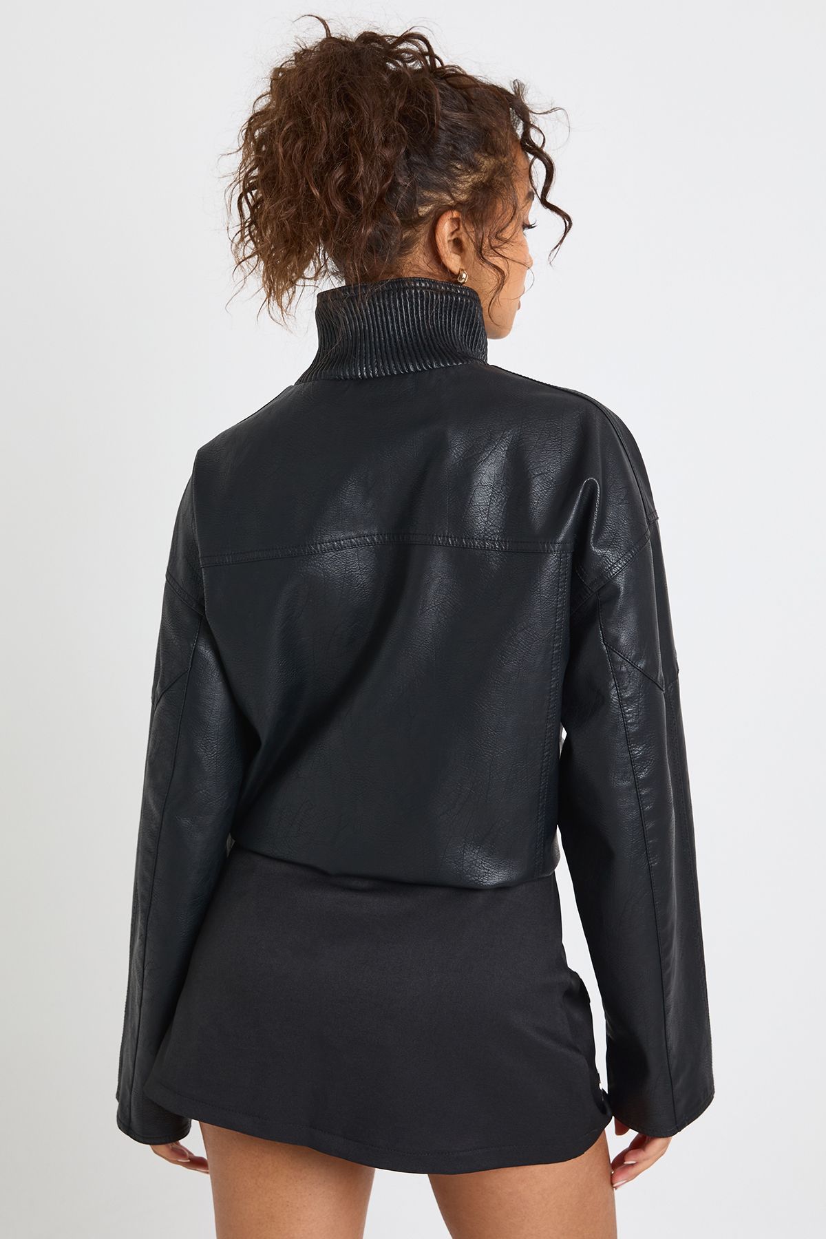 Chunky Eyelet Detail Mini Skort - Image 2