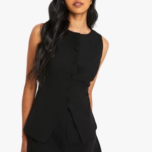 Tailored Waistcoat Mini Dress