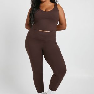 Plus Super Soft Sculpt Seam Detail Legging