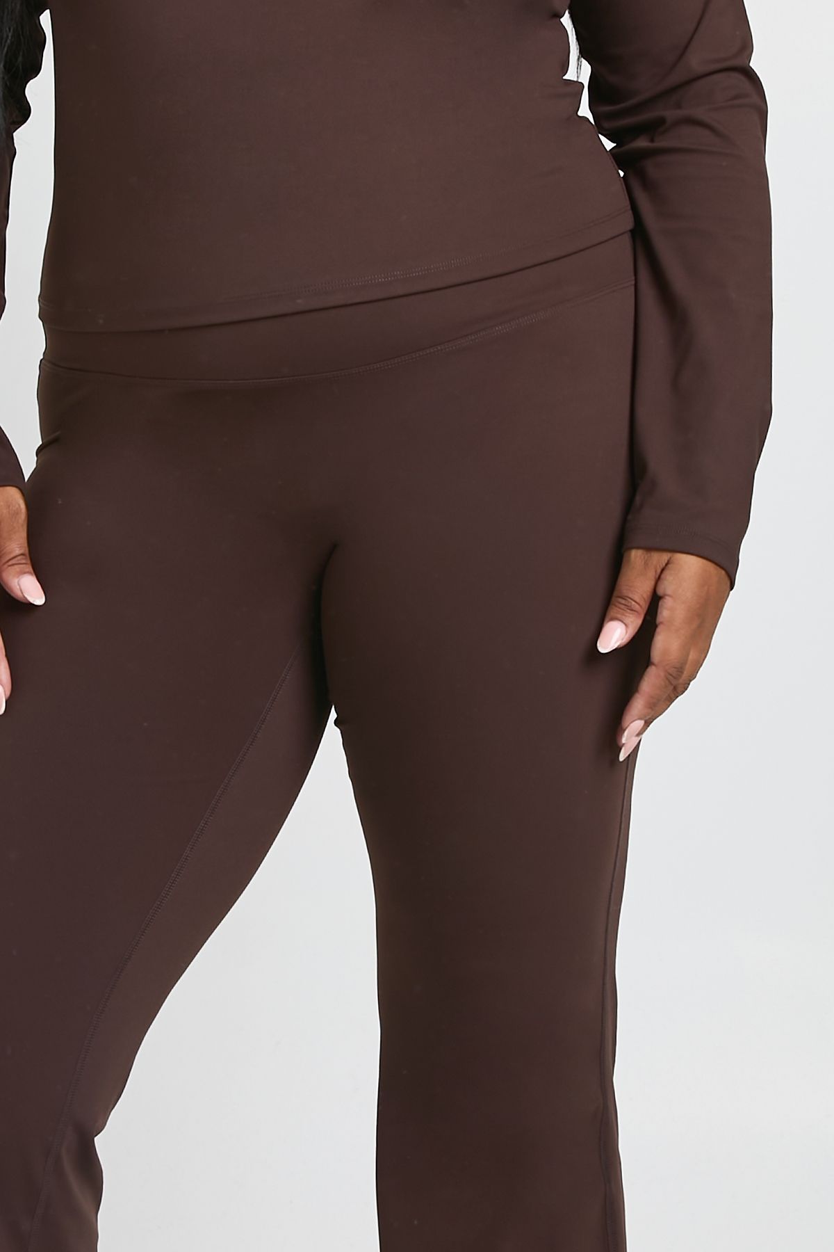 Plus Super Soft High Waist Flared Legging - Image 4