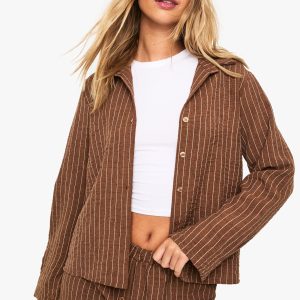 Stripe Shirt & Short Set