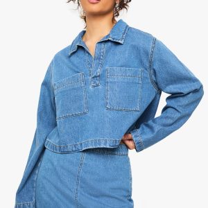 A-Line Denim Skirt