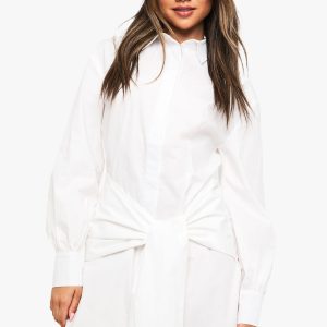 Wrap Shirt Dress