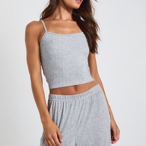 Tall Pointelle Cami and Wide Leg Trouser Pyjama Set