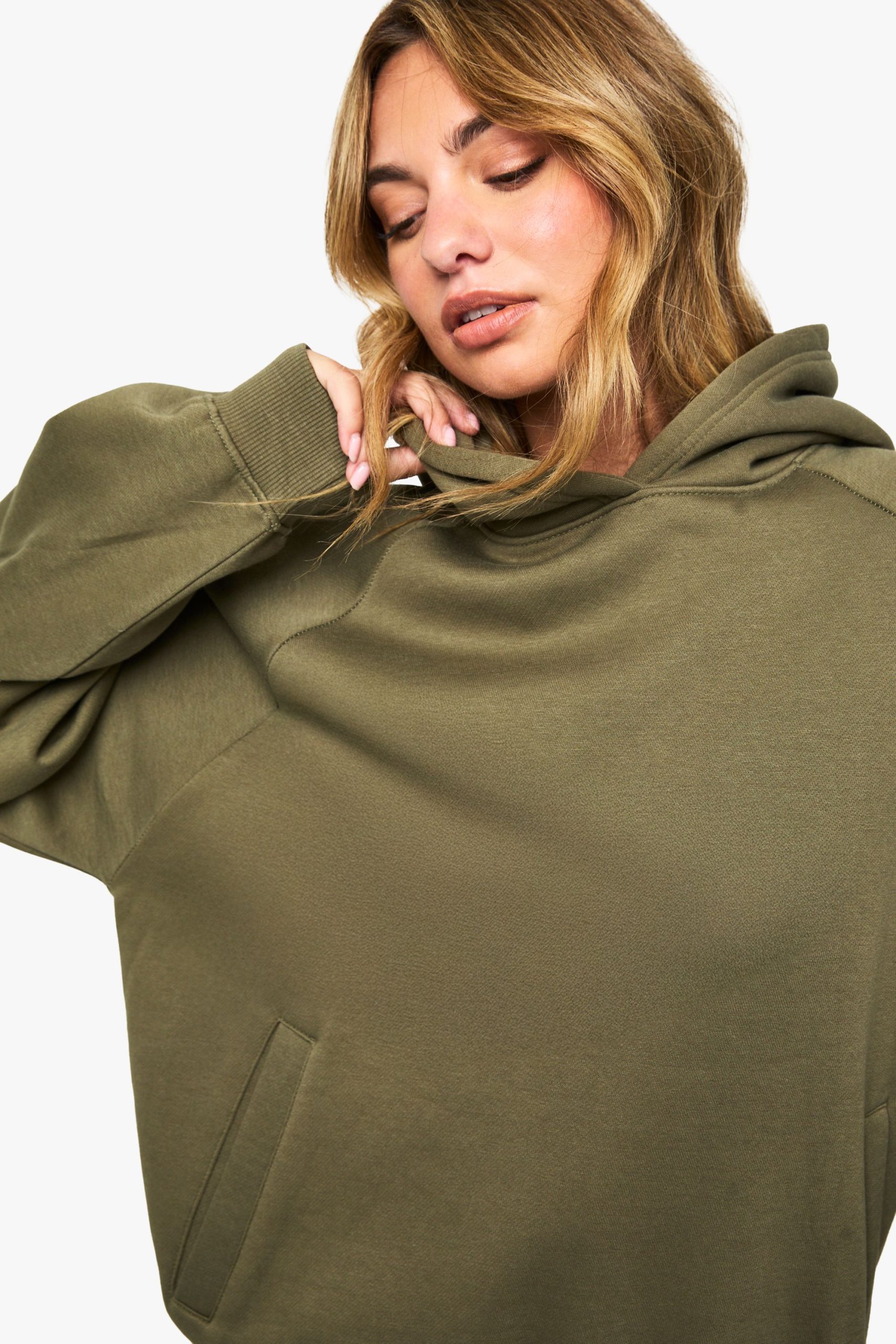 Raglan Seam Oversized Hoodie - Image 4