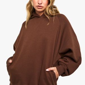 Raglan Seam Oversized Hoodie