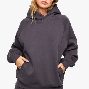 Raglan Seam Oversized Hoodie