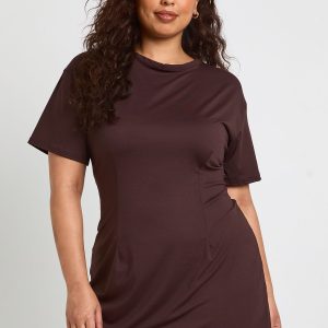 Plus Cinched Detail T-shirt Dress
