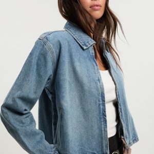 Collared Denim Jacket