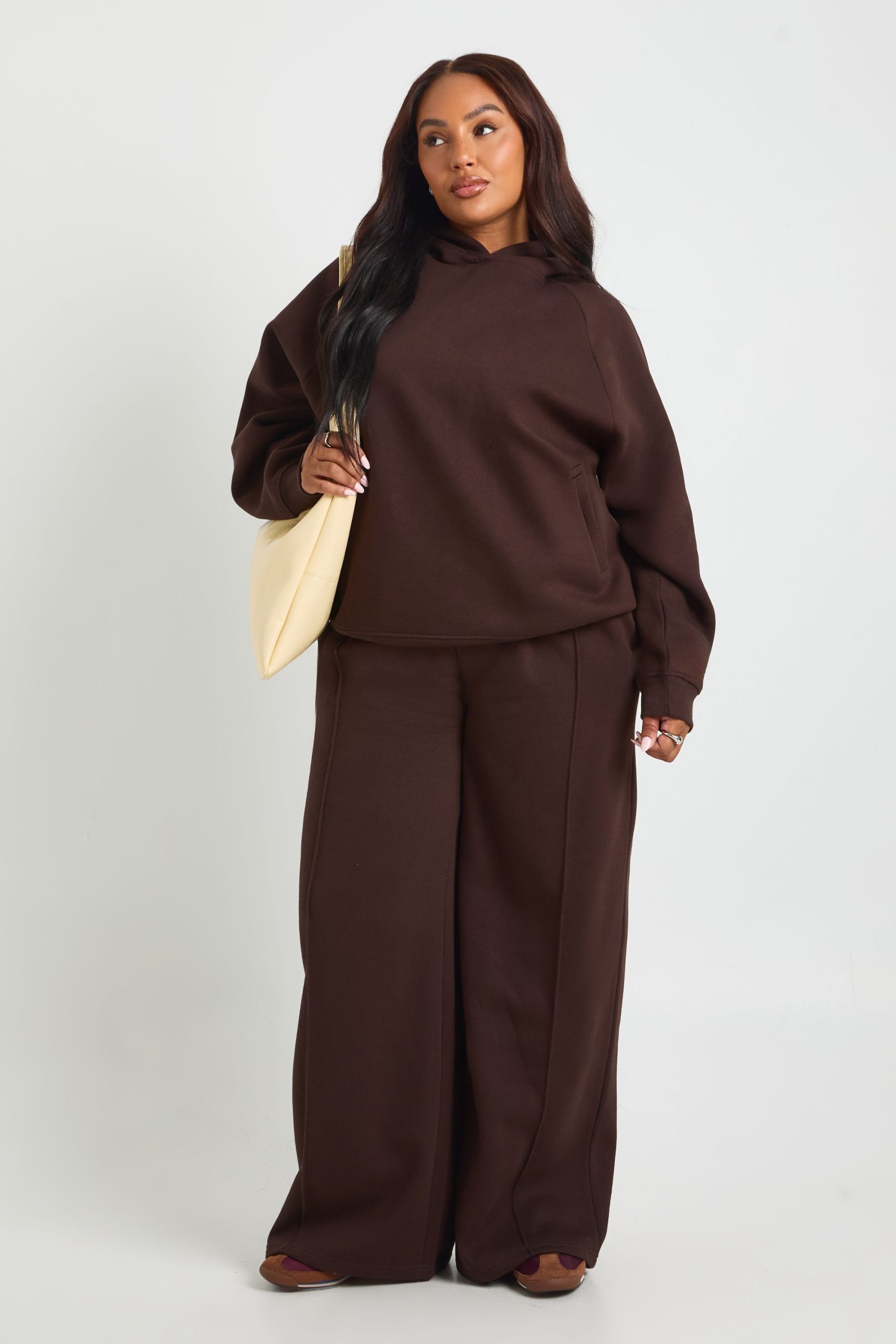 Plus Core Basic Pintuck Detail Straight Leg Jogger