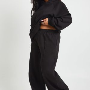 Plus Core Basic Pintuck Detail Straight Leg Jogger