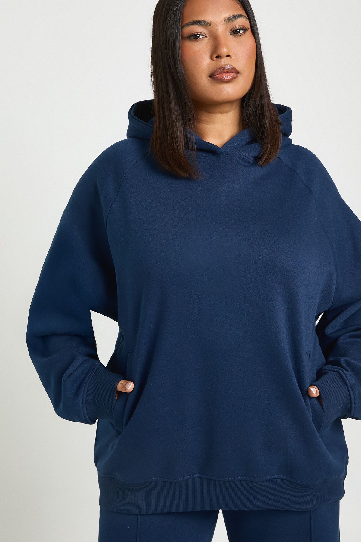 Plus Core Basic Raglan Seam Oversized Hoodie - Image 4