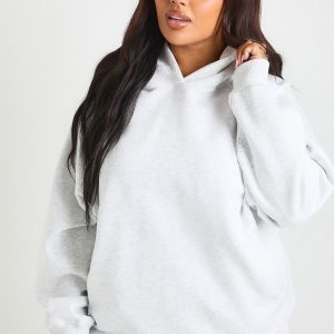 Plus Core Basic Raglan Seam Oversized Hoodie