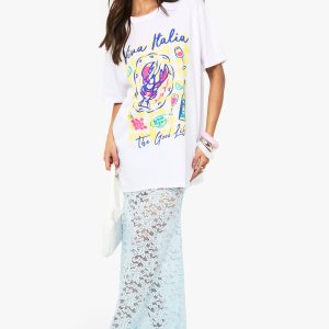 Viva Italia Lobster Printed T-Shirt