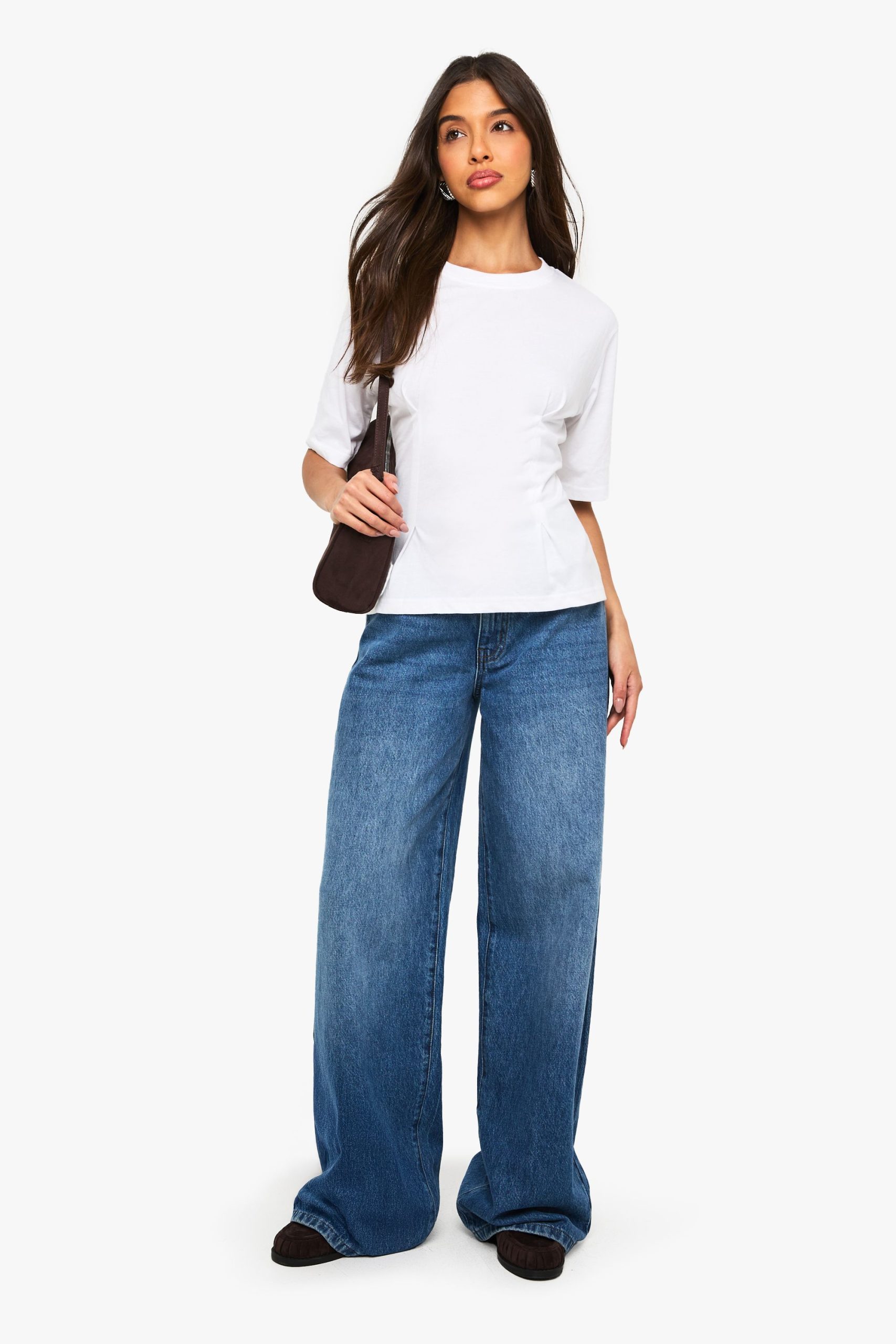 Cotton Cinched Waist T-shirt - Image 3