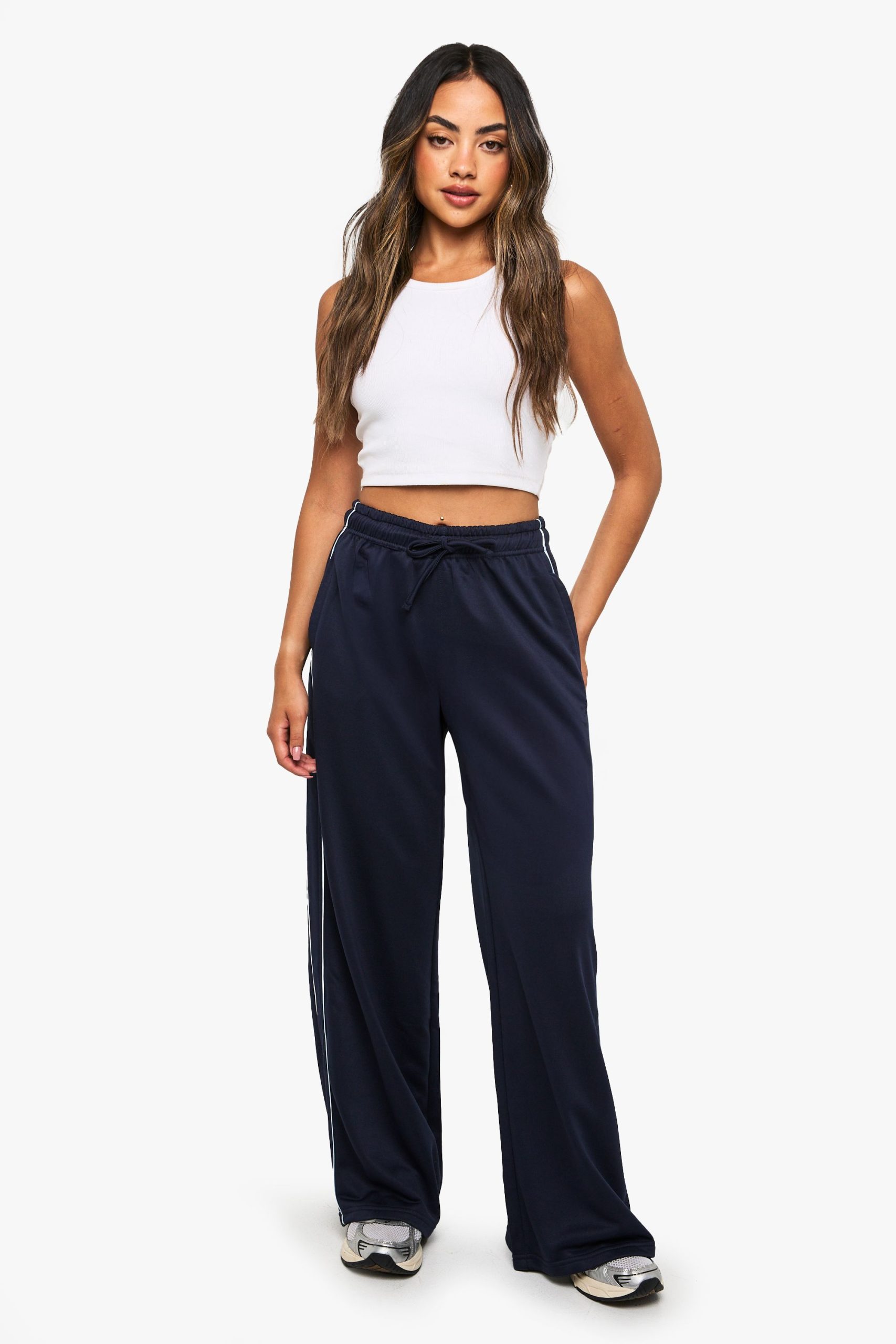 Tricot Side Piping Straight Leg Jogger - Image 3