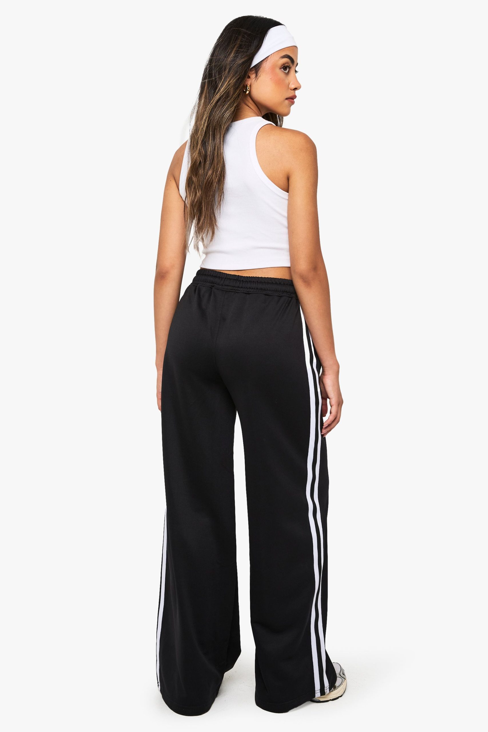 Tricot Side Stripe Tape Straight Leg Jogger - Image 2
