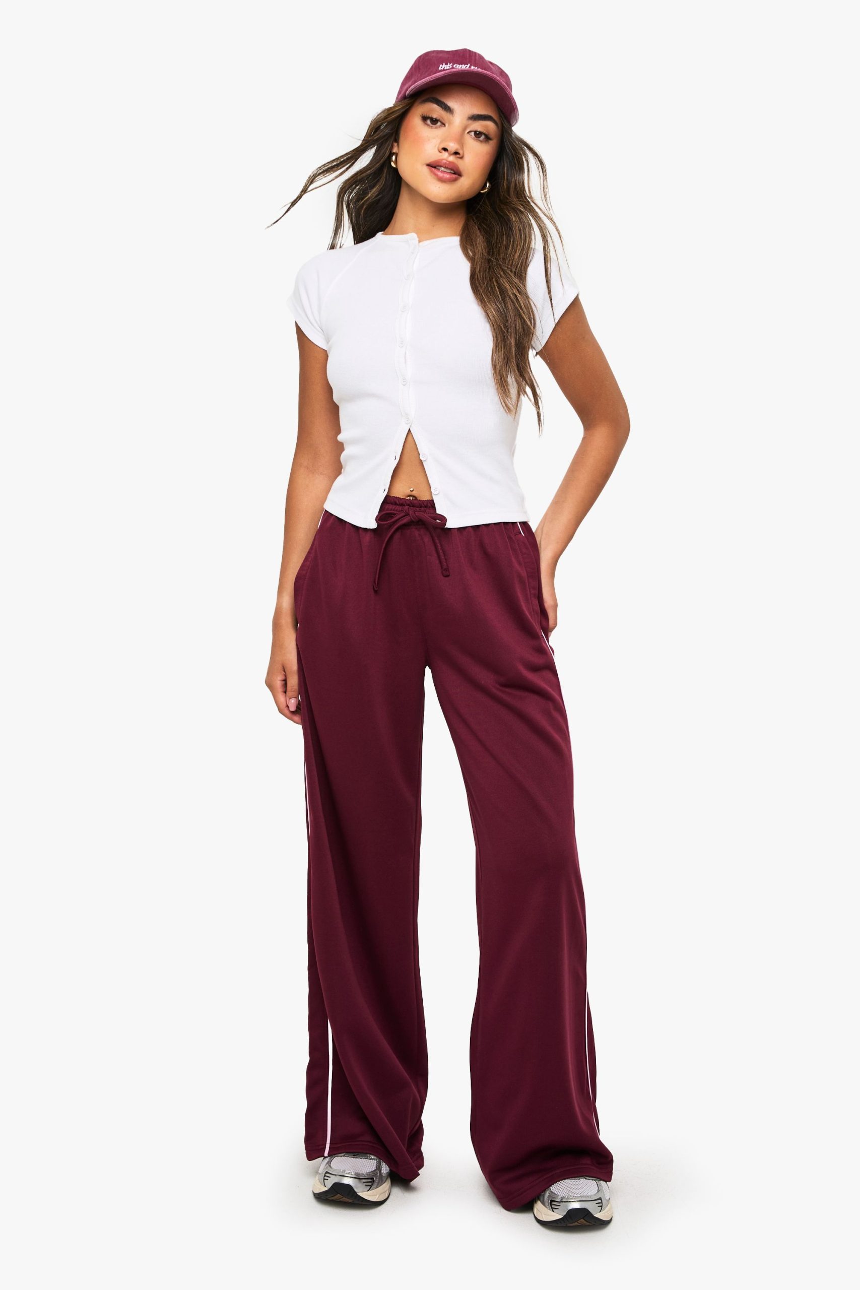 Tricot Side Piping Straight Leg Jogger - Image 3