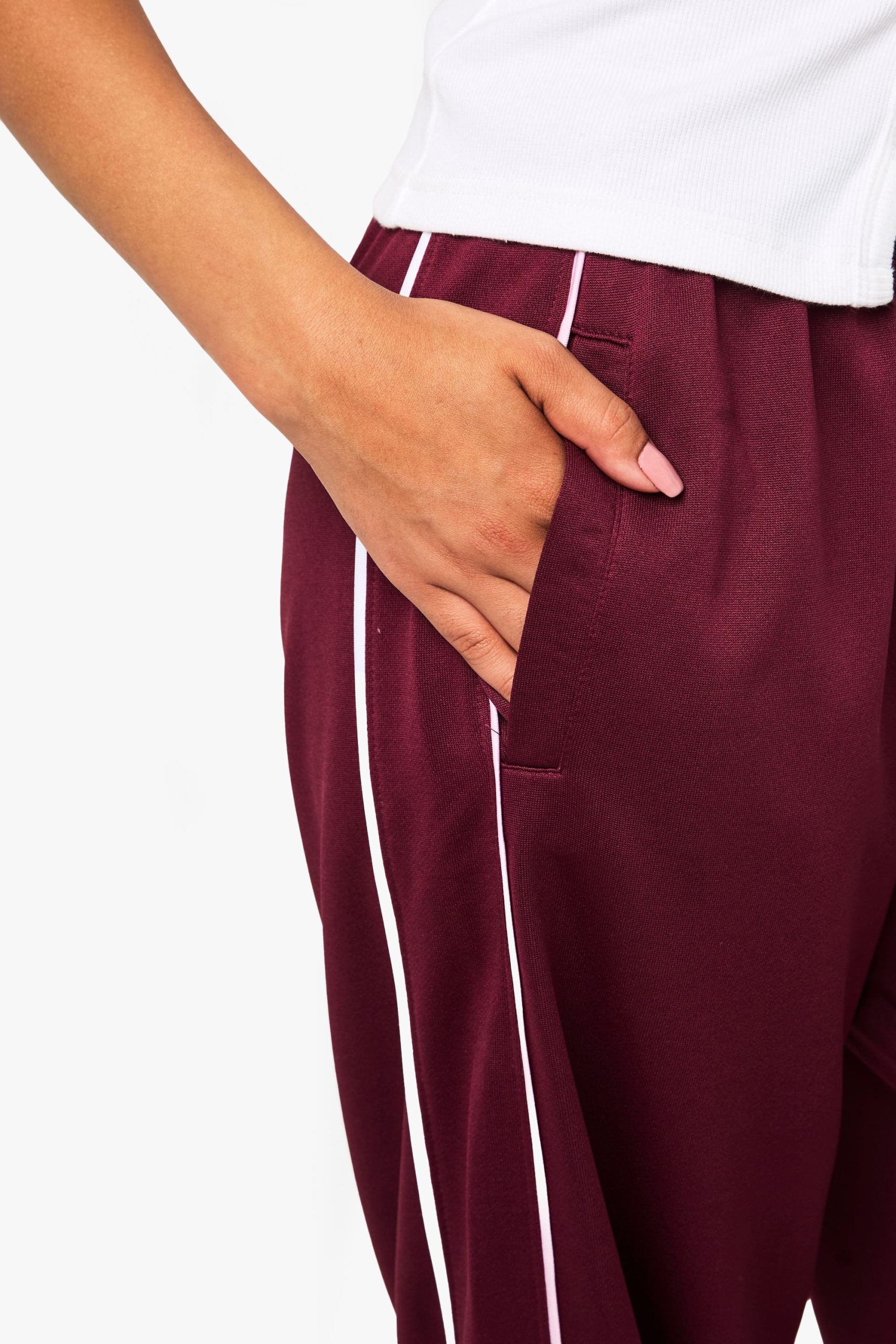 Tricot Side Piping Straight Leg Jogger - Image 4
