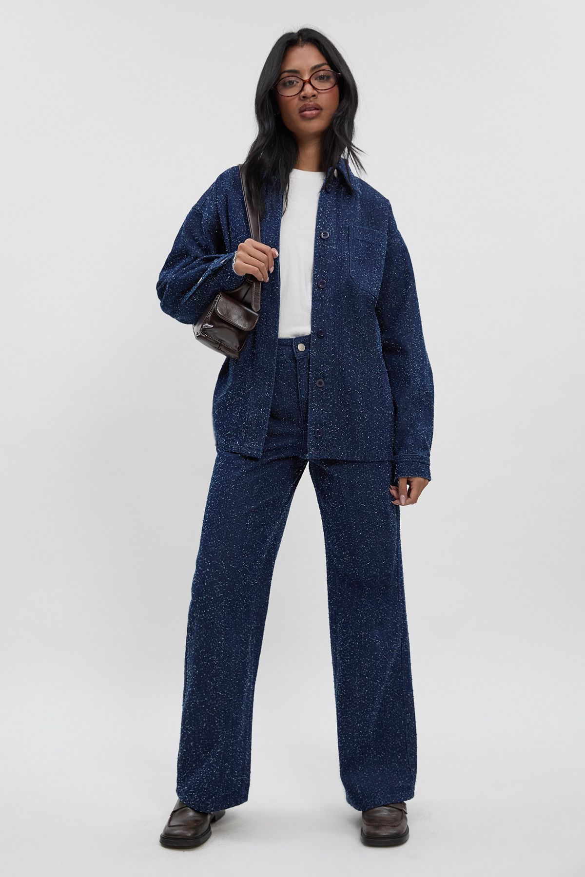 Boucle Denim Shacket - Image 3