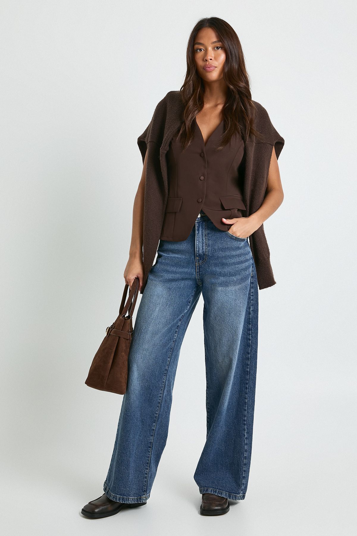 Button Front Tailored Waistcoat - Image 3
