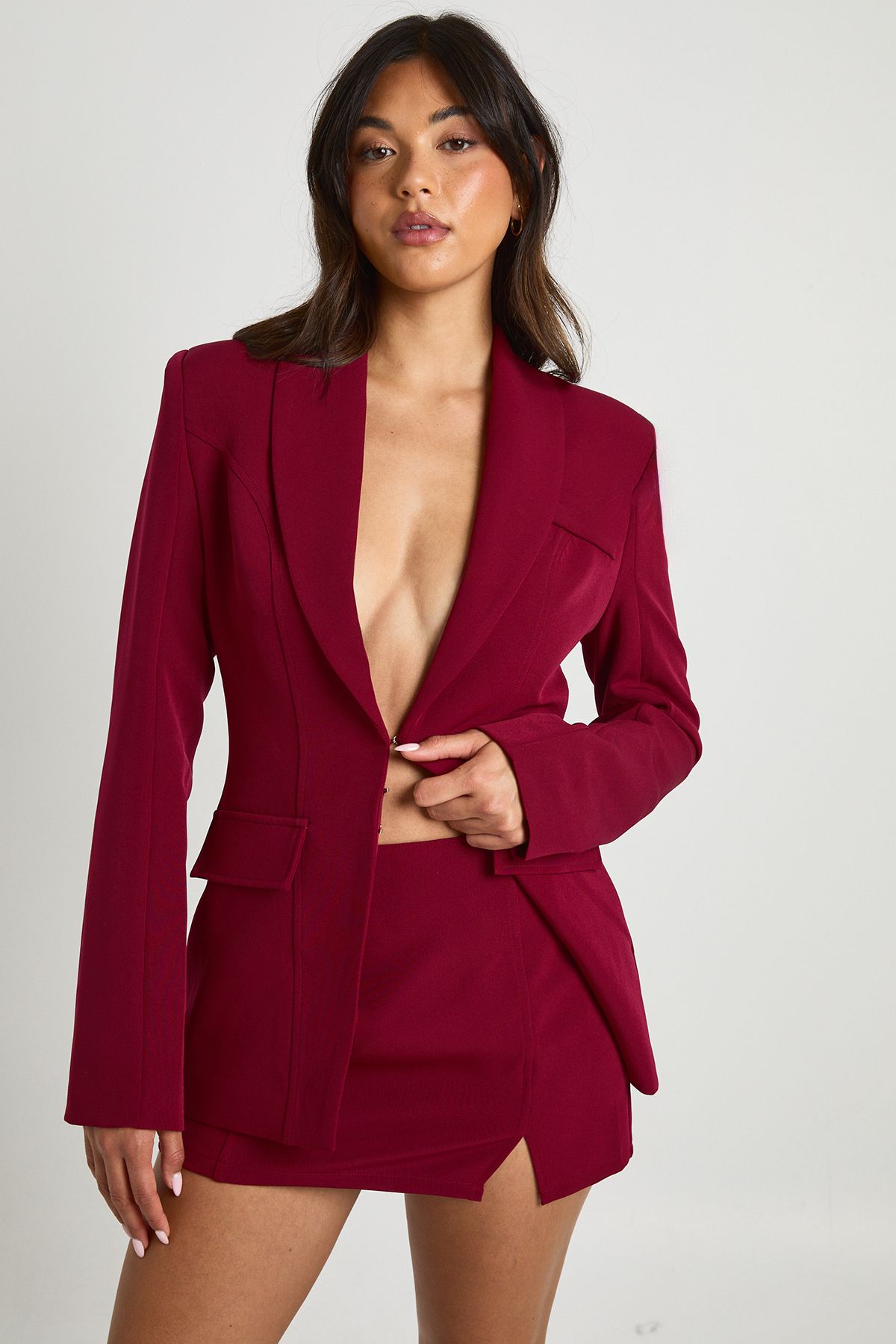 Split Front Micro Mini Skirt