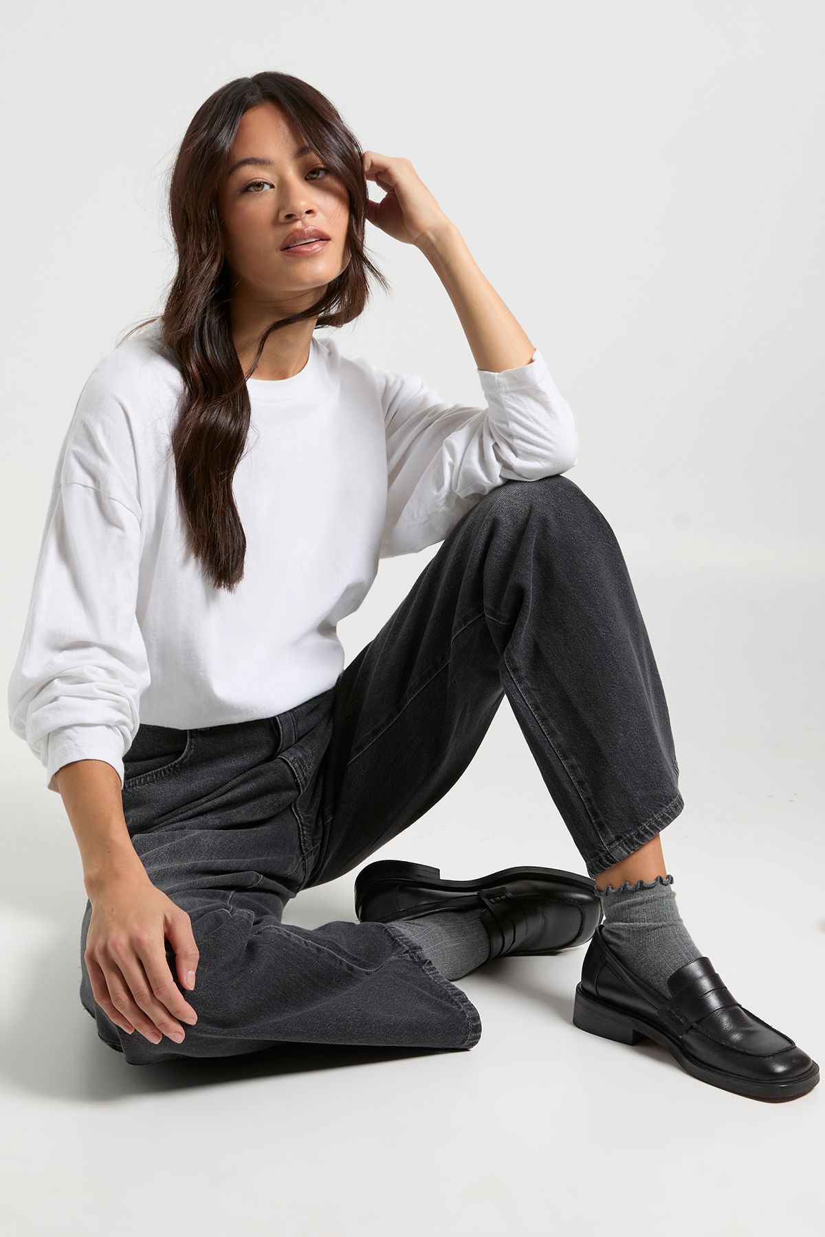 Tall High Waist Straight Leg Jean - Image 2
