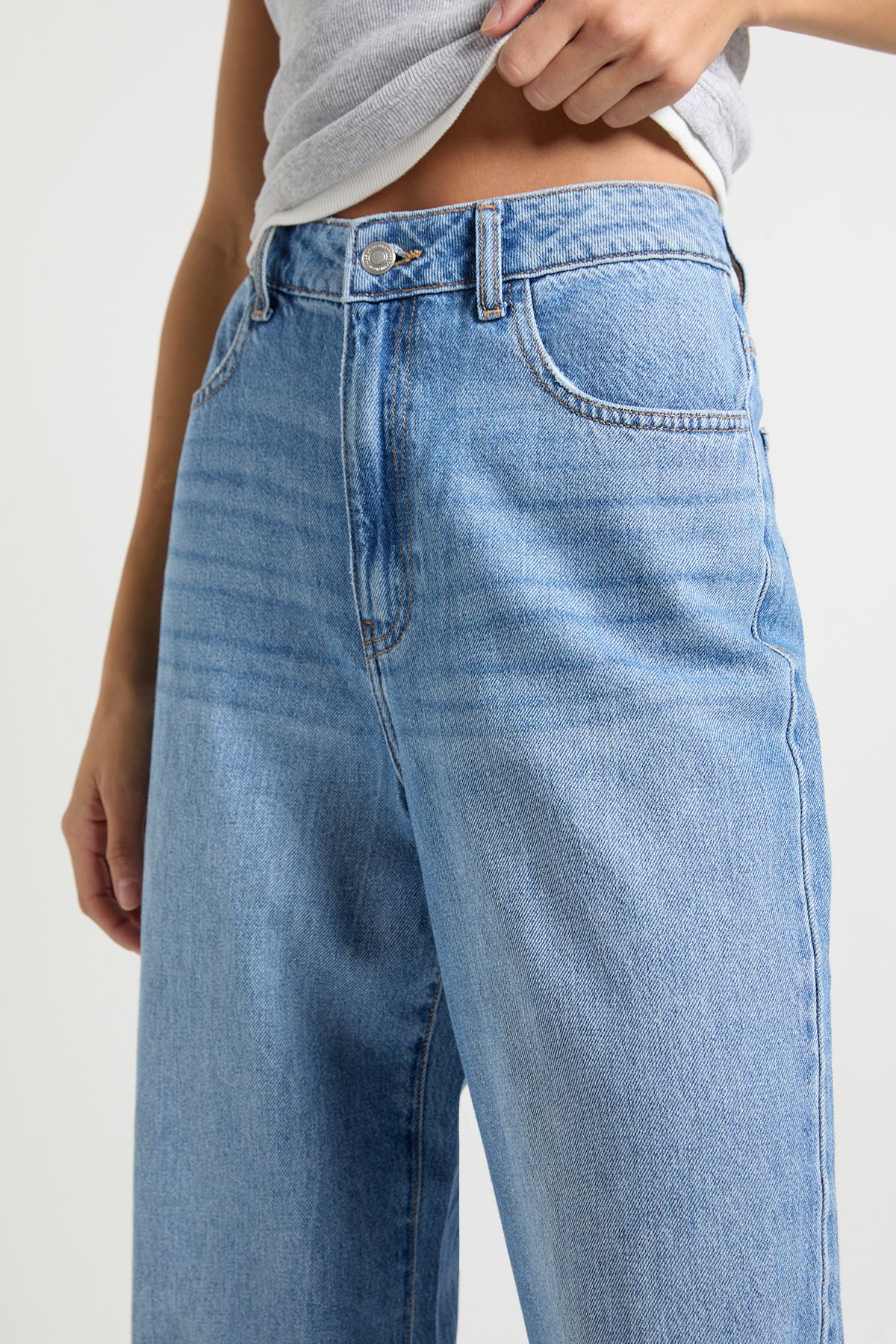 Tall High Waist Straight Leg Jean - Image 4