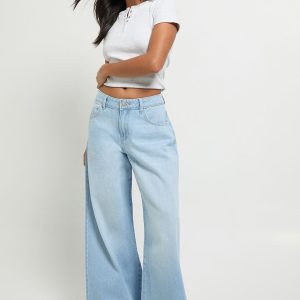 Petite Mid Waist Boyfriend Jean