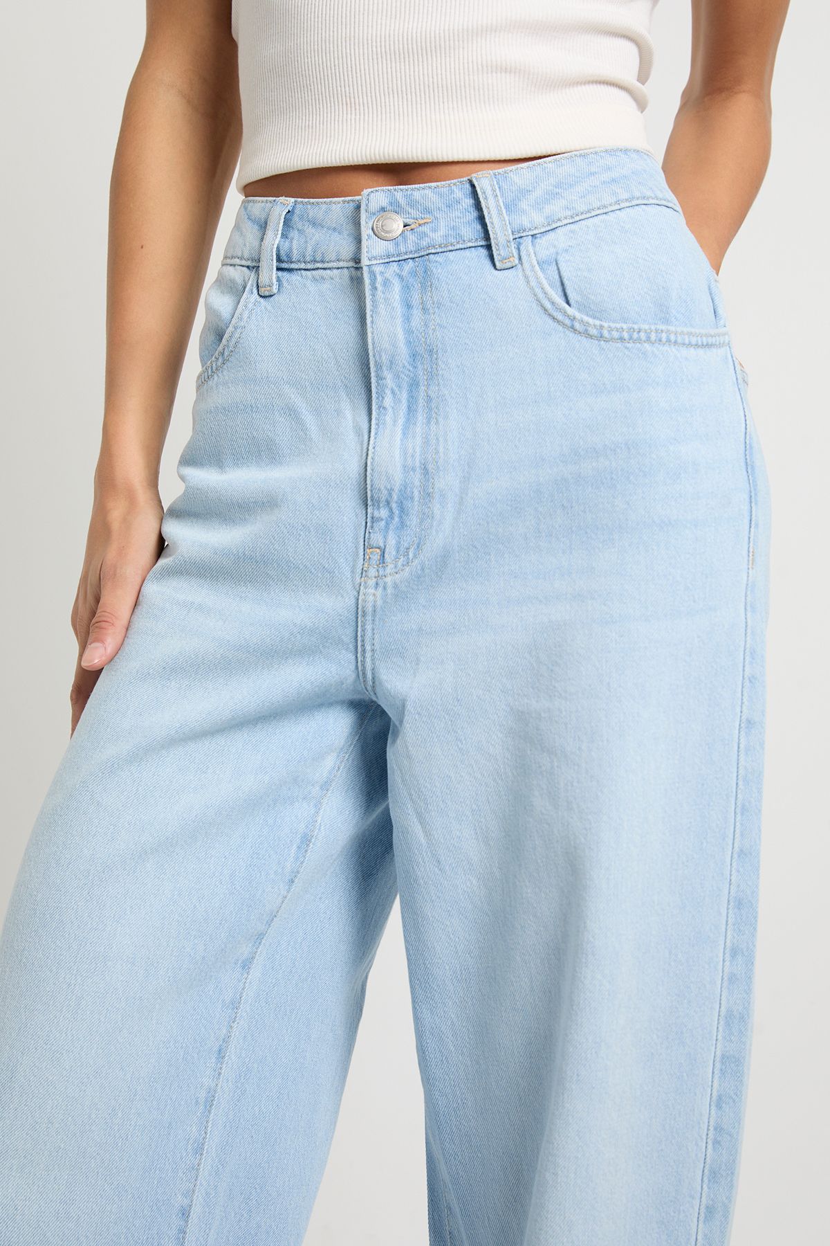 Tall High Waist Wide Leg Jean - Image 4