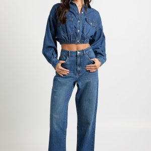 Tall High Waist Straight Leg Jean