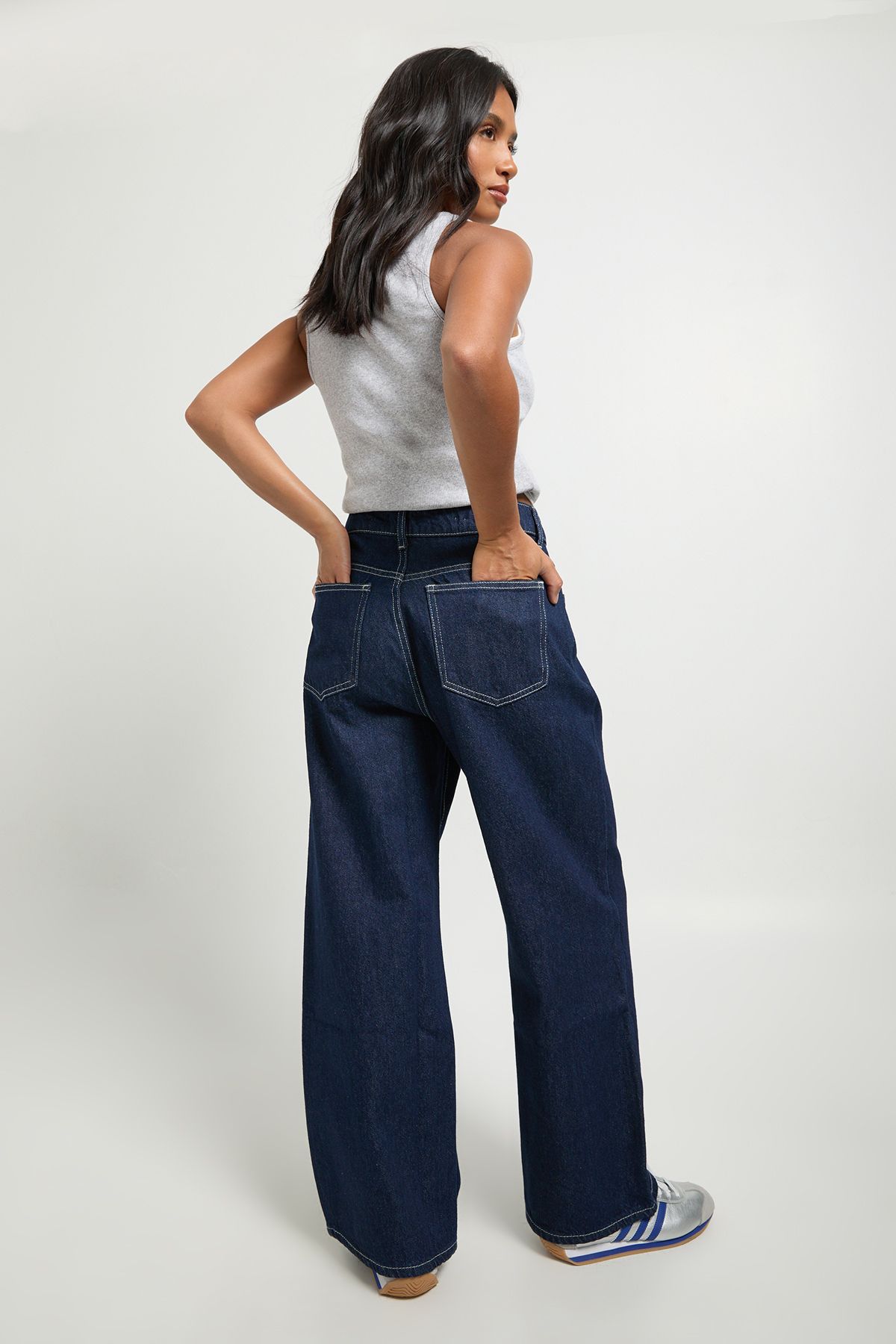 Petite High Waist Straight Leg Jean - Image 2