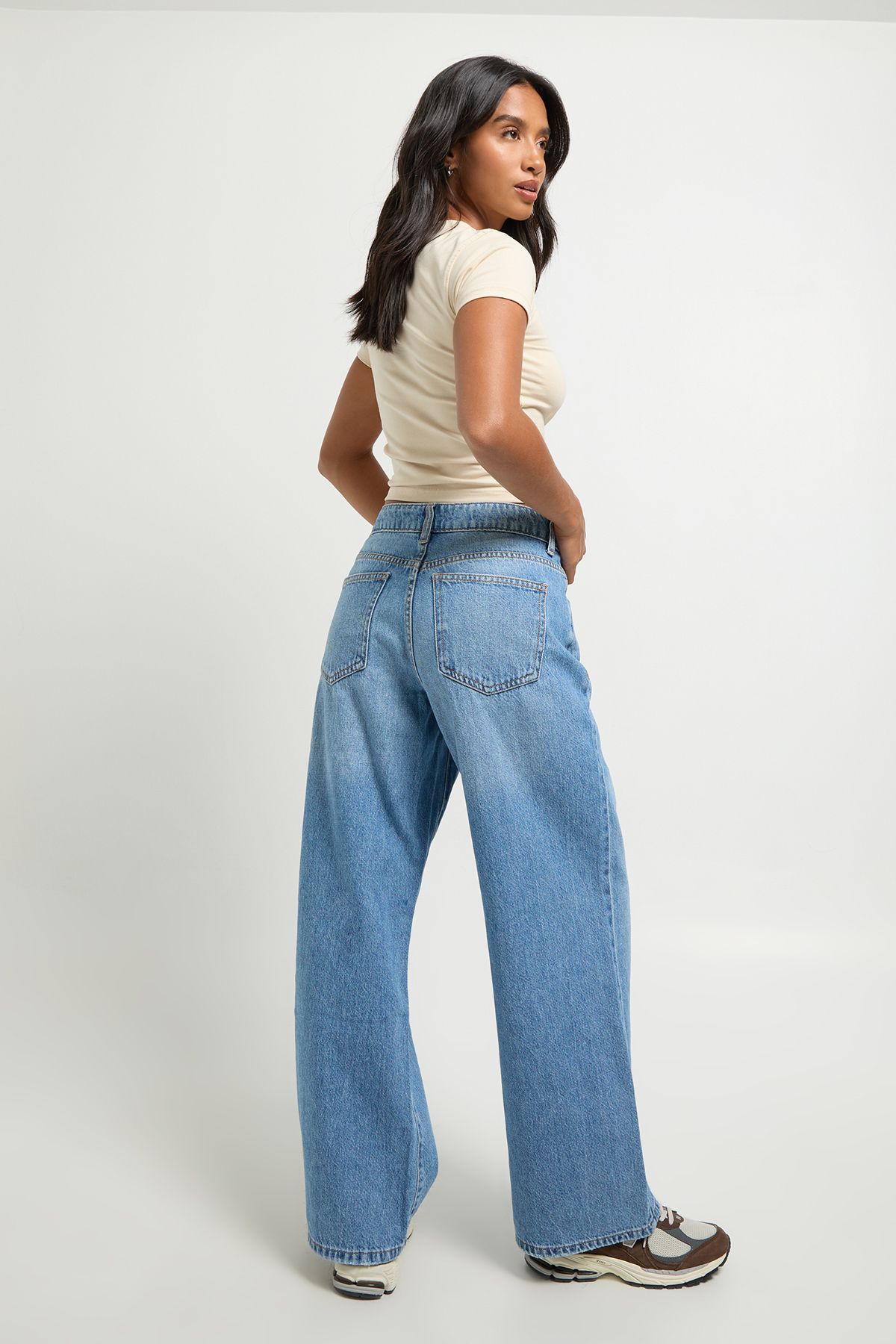 Petite High Waist Straight Leg Jean - Image 2