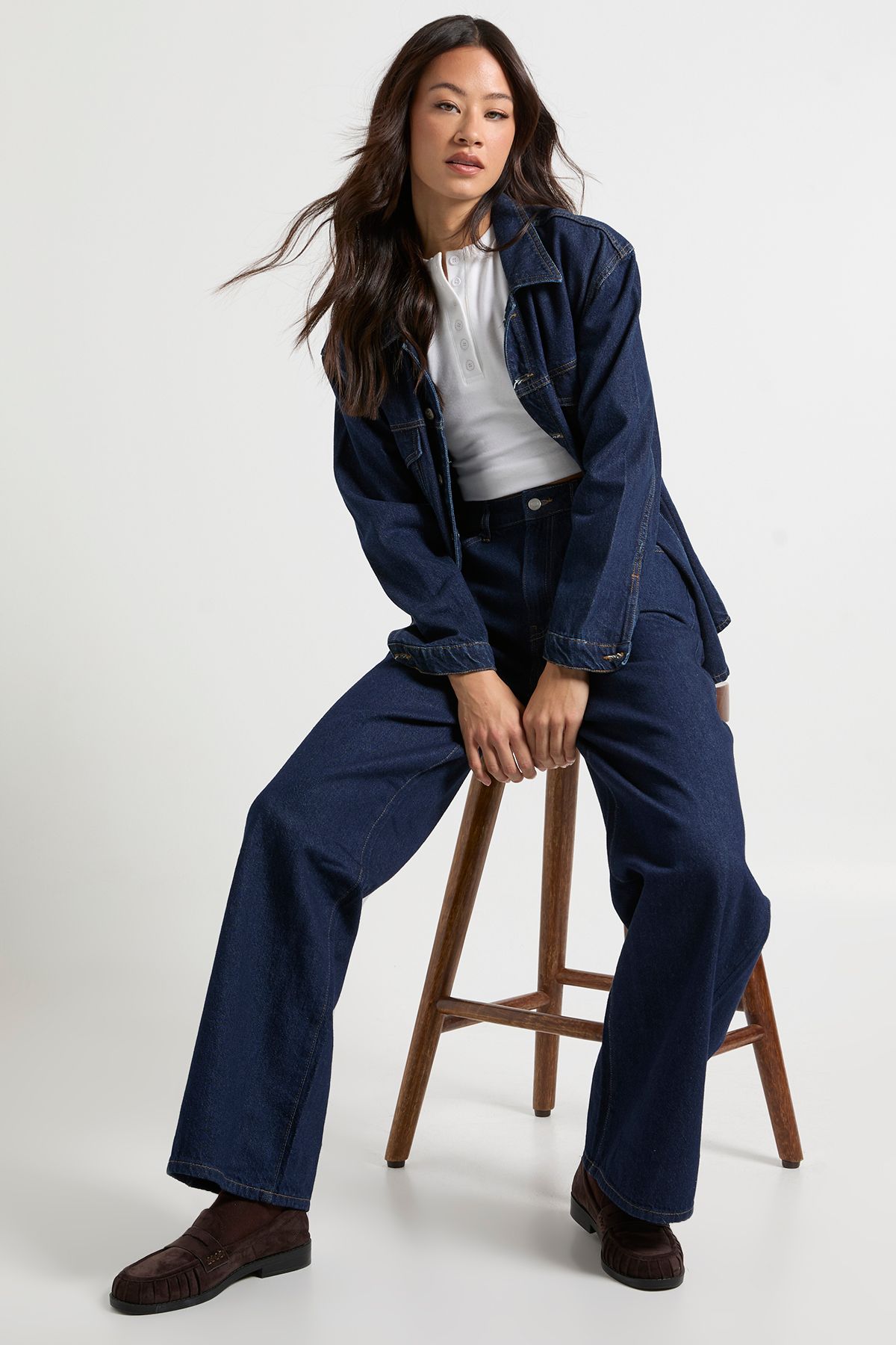 Tall High Waist Wide Leg Jean - Image 2